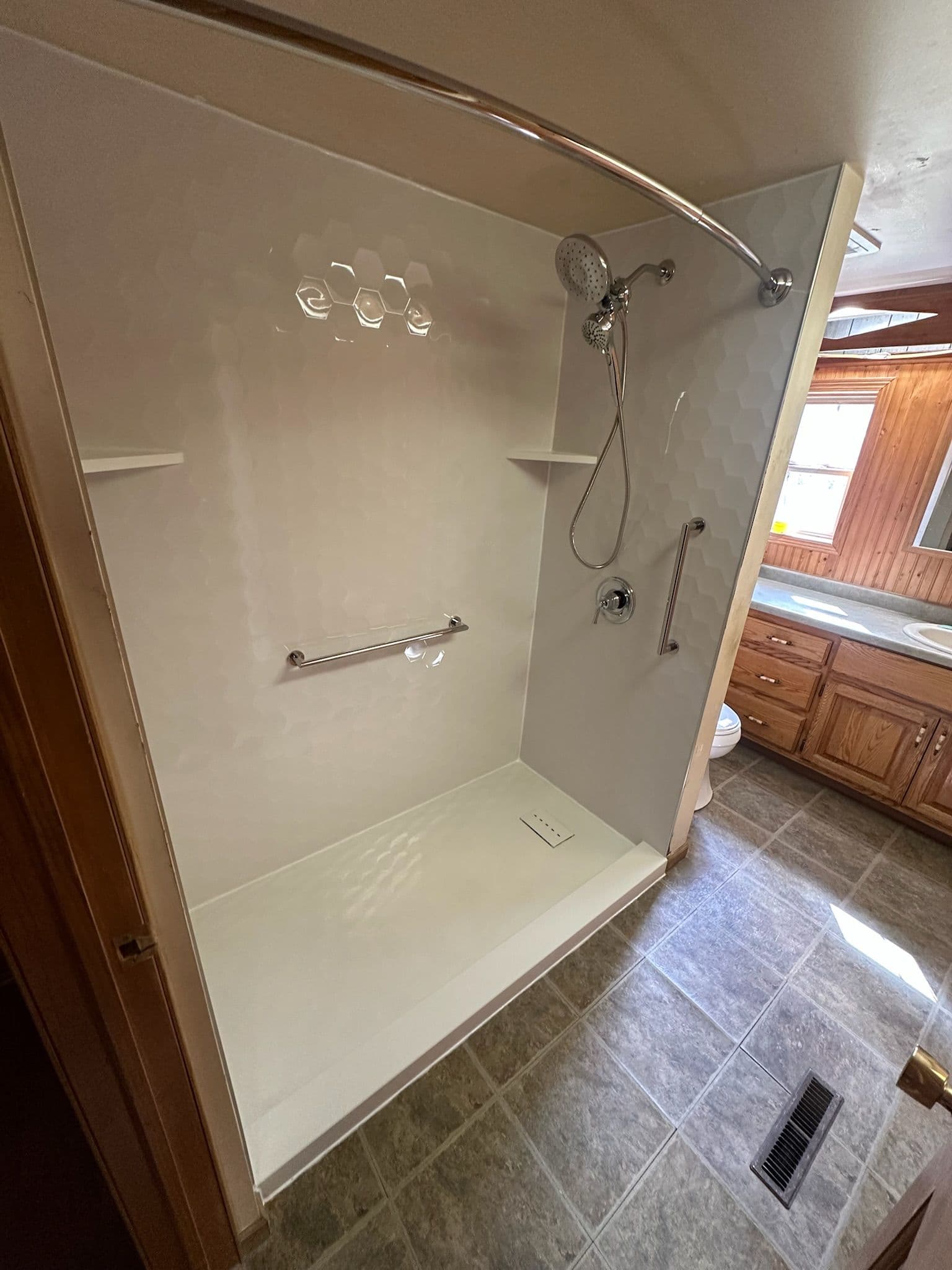 tub to shower